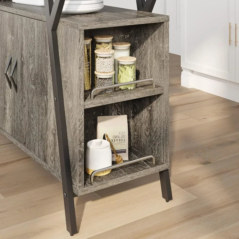 Sideboard Bar Cabinet with Adjustable Shelf